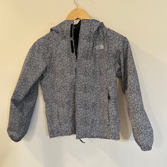 The North Face Girls DryVent Hooded Full Zip Windbreaker Jacket Sz S (7/8) - Picture 3 of 9